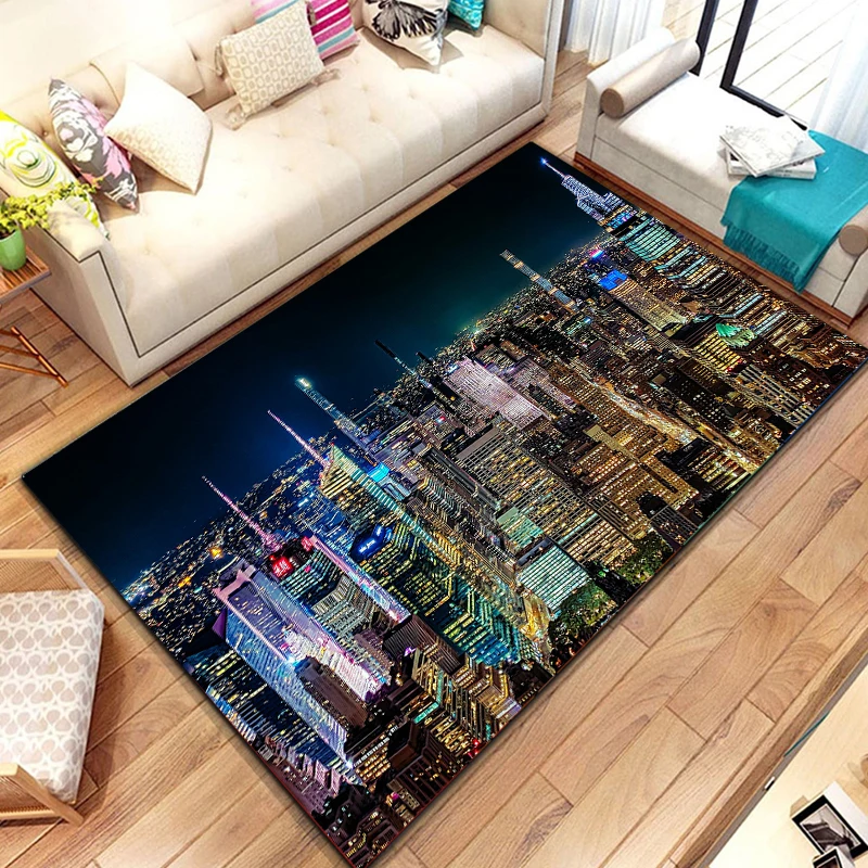 Home Textiles New York - New York City Sokak Görünümü Halı