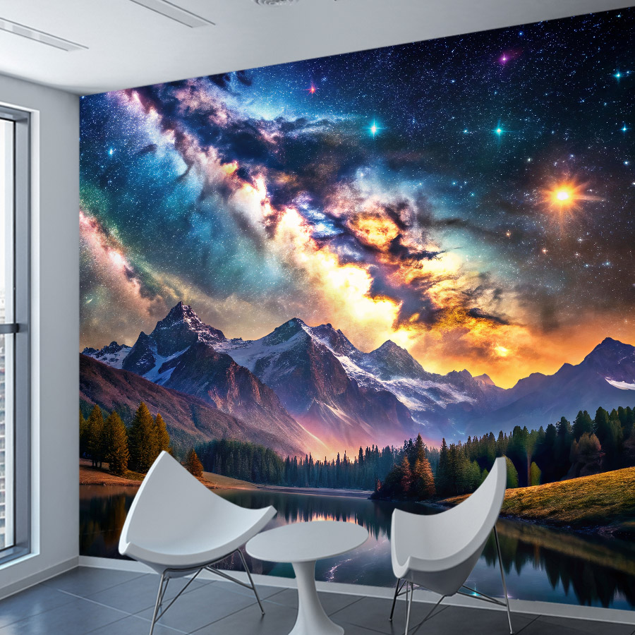 Galaxy Home Textiles - Peel n Stick Opsiyonel, Oturma Odası