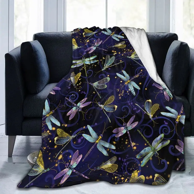 Galaxy Home Textiles - Dragonfly Galaxy Polar Battaniye Hafif Pazen