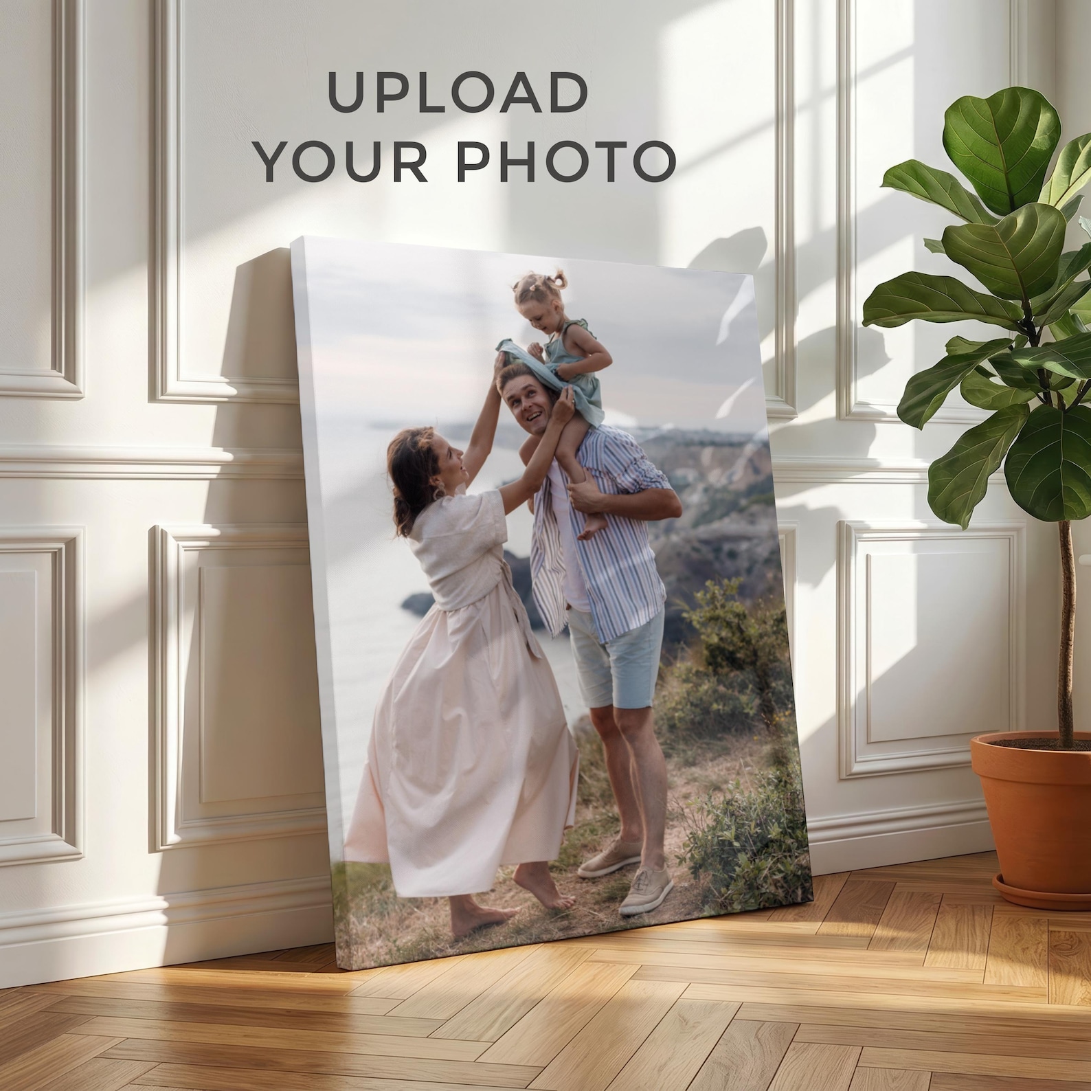 Home Textiles Store - Kişiye Özel Fotoğraf Kanvası, Özel Aile