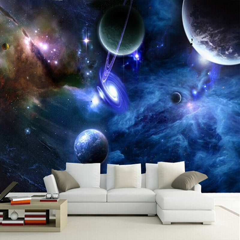 Galaxy Home Textiles - Özelleştirilmiş ürünler 3D duvar resmi Galaxy