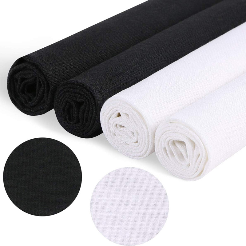 Home Textiles Store - 4 Parça Keten Kumaş, DIY Dikiş