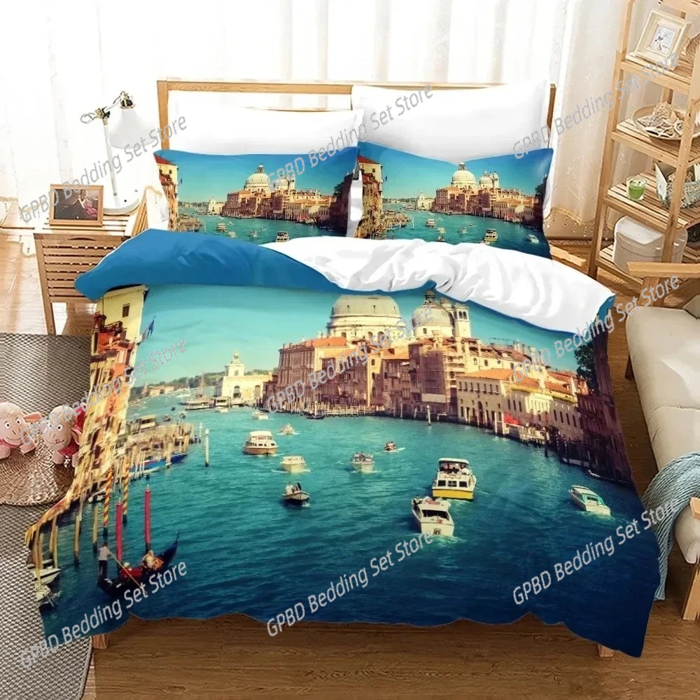 Home Textiles New York - 3D Baskılı New York Şehir Gece