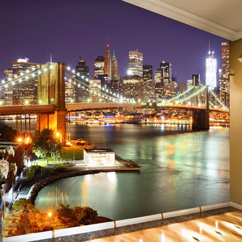 Home Textiles New York - Özelleştirilmiş 3D Duvar Resmi New York