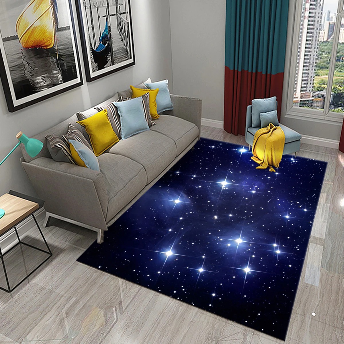Yıldız Halı Uzay Galaxy Alan K - Galaxy Home Textiles incelemesi ve fiyatı