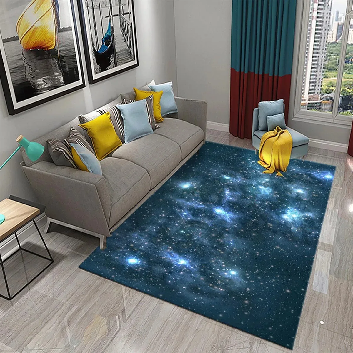 Yıldız Halı Uzay Galaxy Alan K - Galaxy Home Textiles incelemesi ve fiyatı