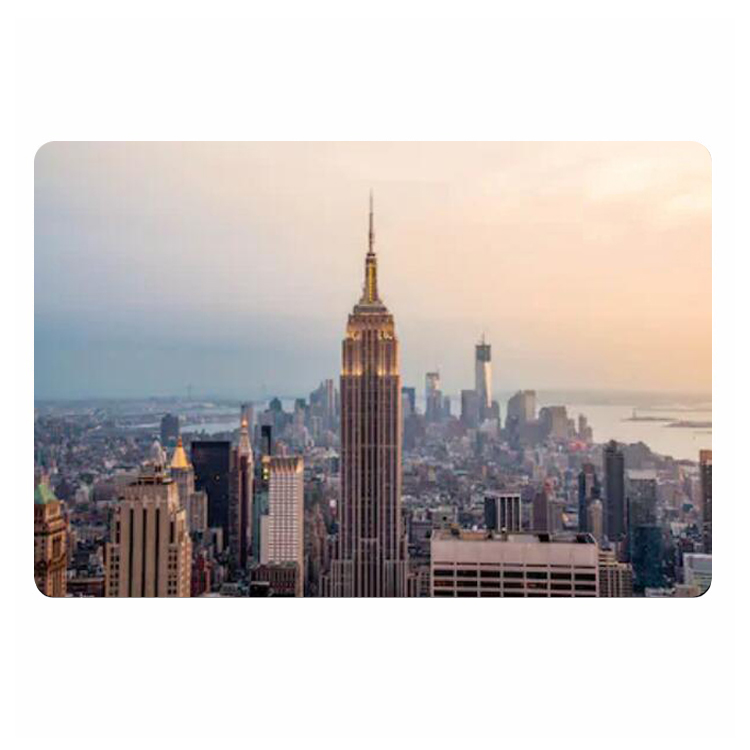 Modern New York City gün batım - Home Textiles New York incelemesi ve fiyatı