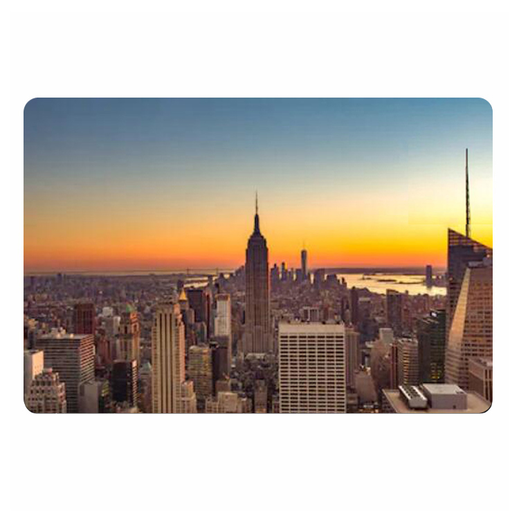 Modern New York City gün batım - Home Textiles New York incelemesi ve fiyatı