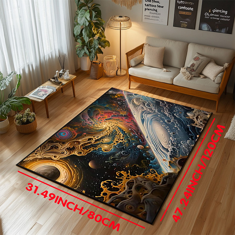 Kozmik Uzay Desenli Kaymaz Mat - Galaxy Home Textiles incelemesi ve fiyatı