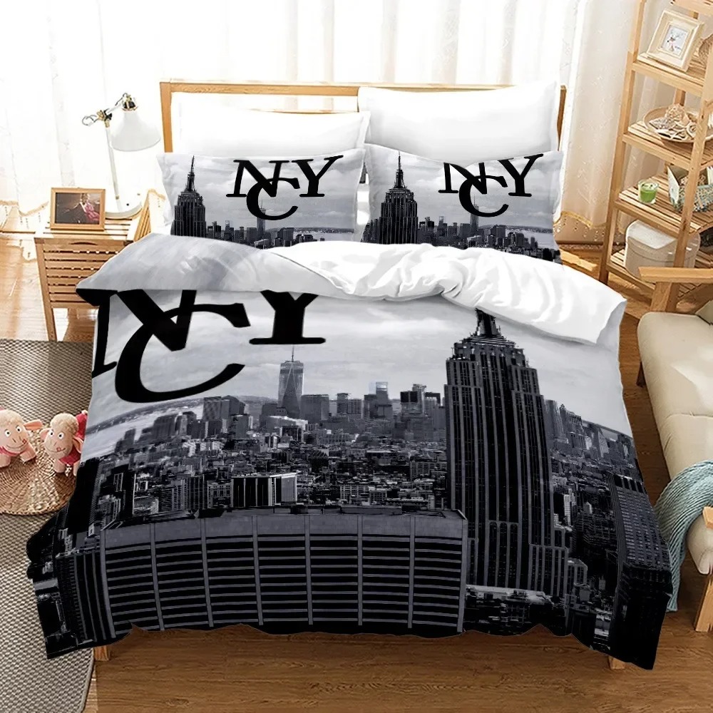 3D Baskı New York Şehir Gece G - Home Textiles New York incelemesi ve fiyatı
