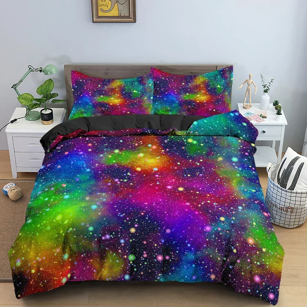 Lüks Yeni 3D Baskı Galaxy Uzay - Galaxy Home Textiles incelemesi ve fiyatı