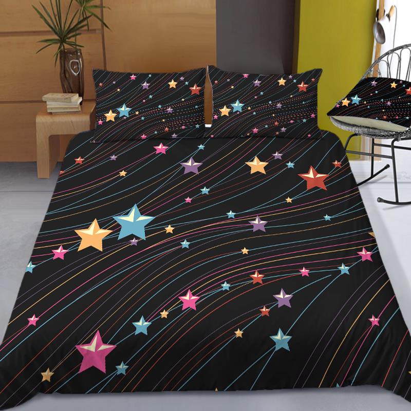 Yıldız yatak seti gece gökyüzü - Galaxy Home Textiles incelemesi ve fiyatı