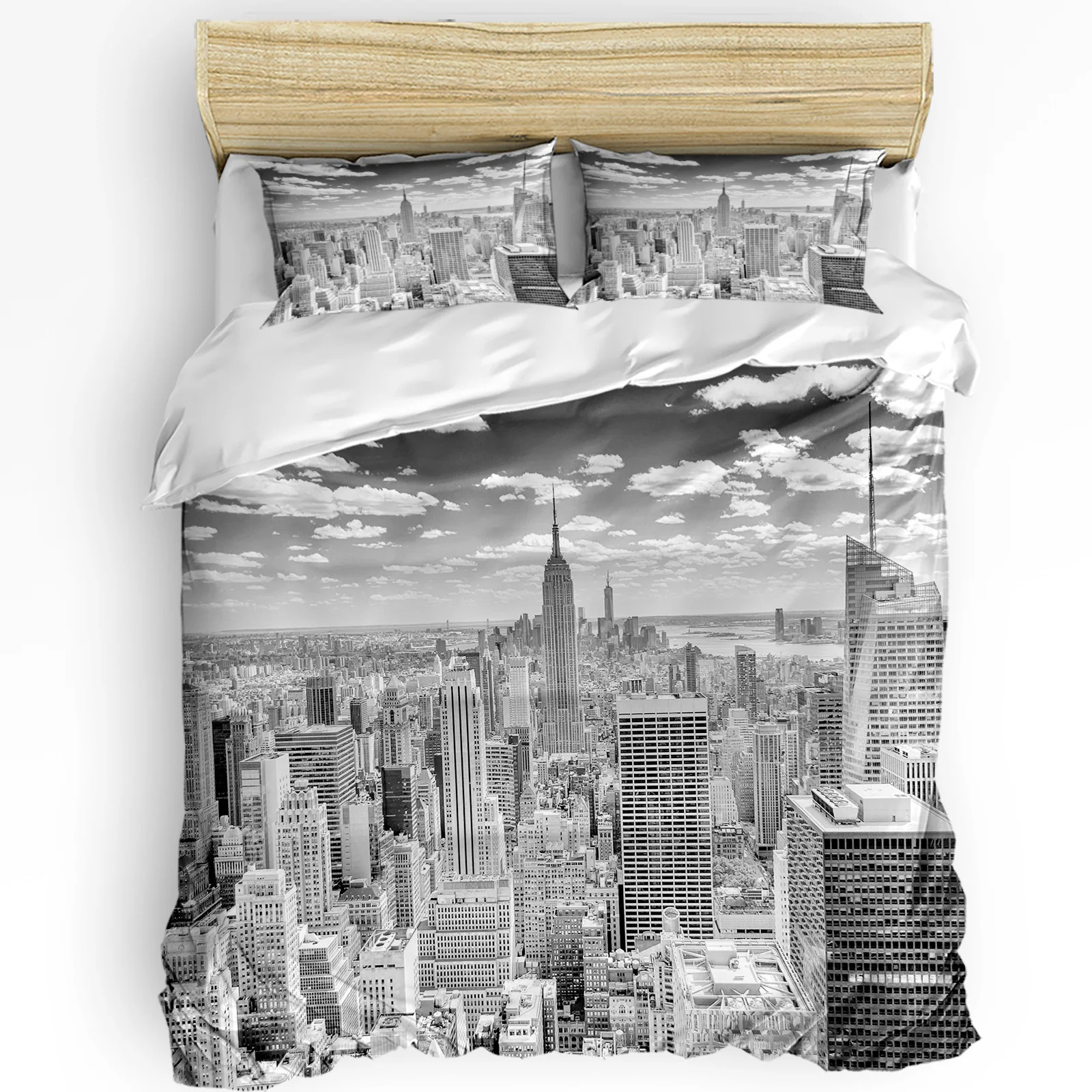 3 Parça Nevresim Takımı Gri Ne - Home Textiles New York incelemesi ve fiyatı