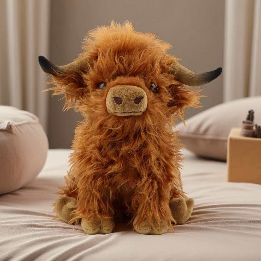 Yayla Boğası Simülasyon Peluş  - Highland Home Textiles incelemesi ve fiyatı