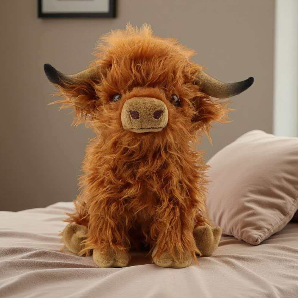Yayla Boğası Simülasyon Peluş  - Highland Home Textiles incelemesi ve fiyatı