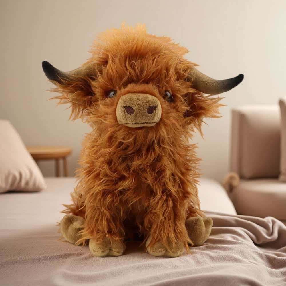 Yayla Boğası Simülasyon Peluş  - Highland Home Textiles incelemesi ve fiyatı
