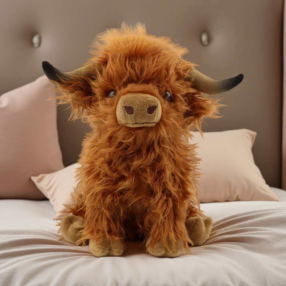 Yayla Boğası Simülasyon Peluş  - Highland Home Textiles incelemesi ve fiyatı