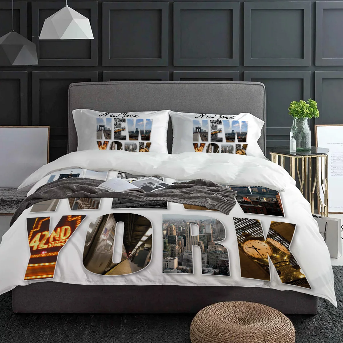 New York İngilizce Metin Manza - Home Textiles New York incelemesi ve fiyatı