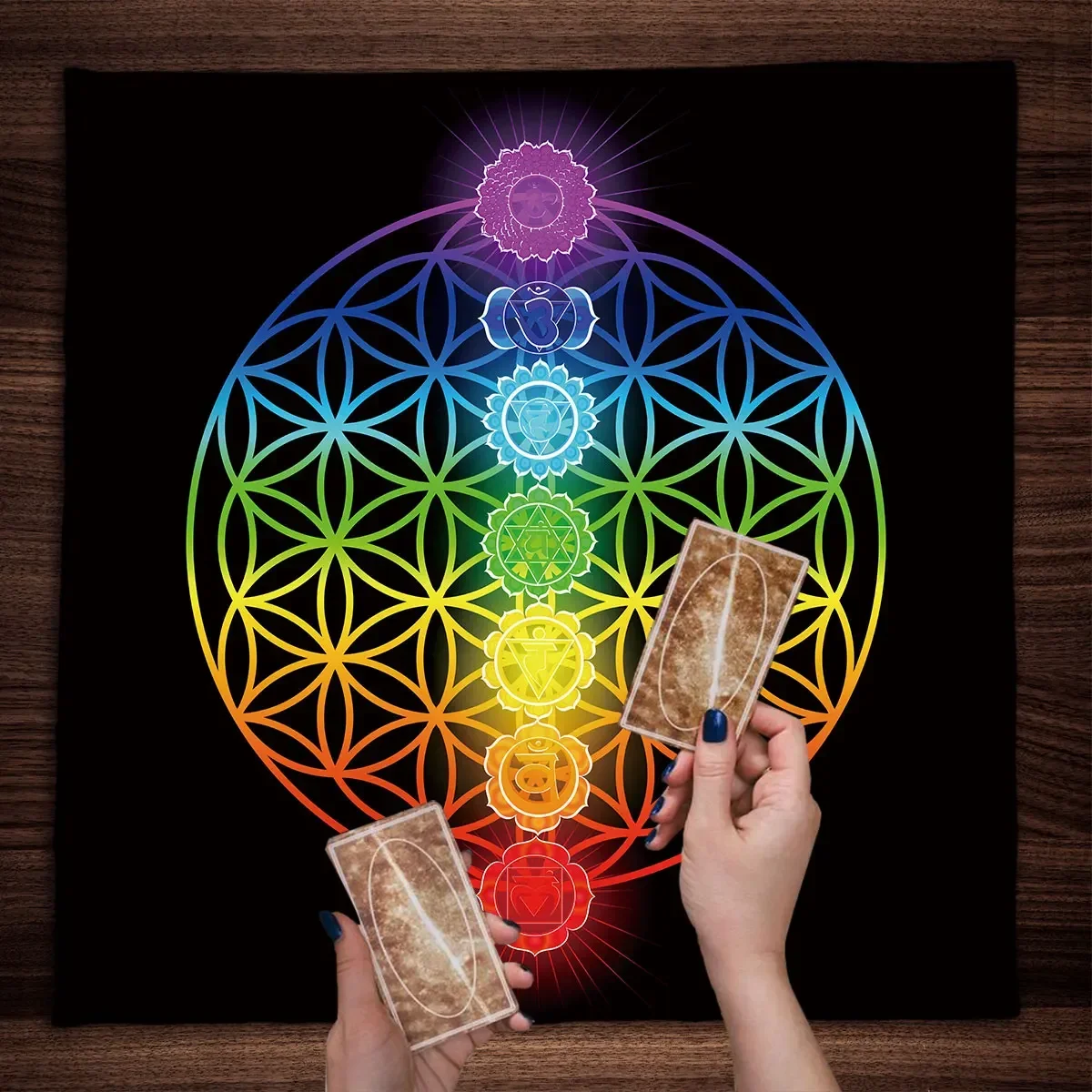 Mandala Yaşam Çiçeği Tarot Mas - Galaxy Home Textiles incelemesi ve fiyatı